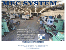 Tablet Screenshot of mecsystem.it